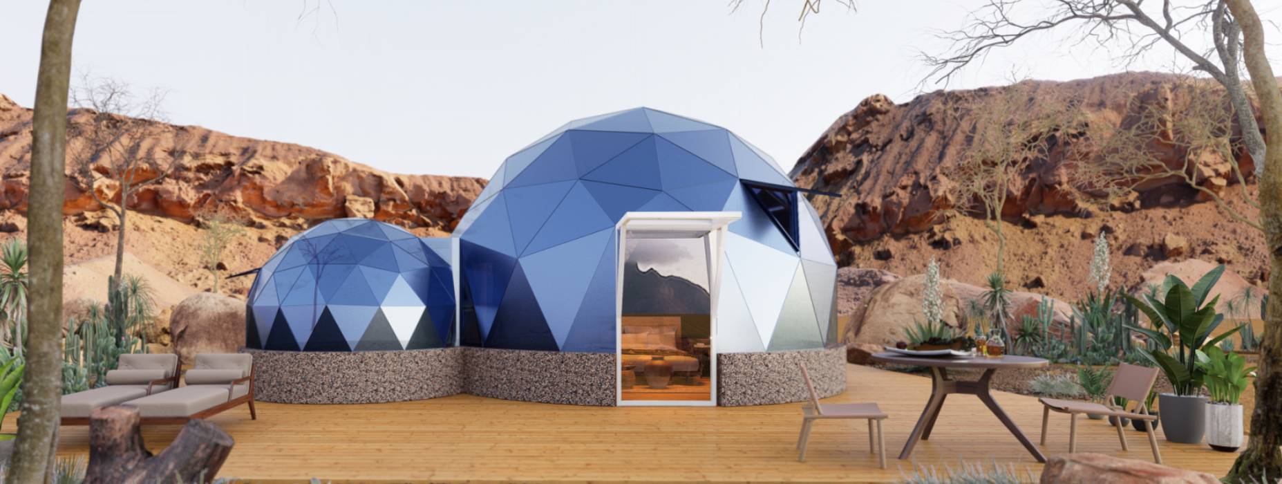 平顺县球形智能光伏玻璃星空房